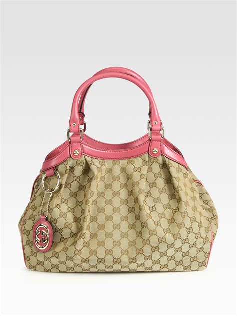 gucci sukey metallic pink|gucci sukey canvas.